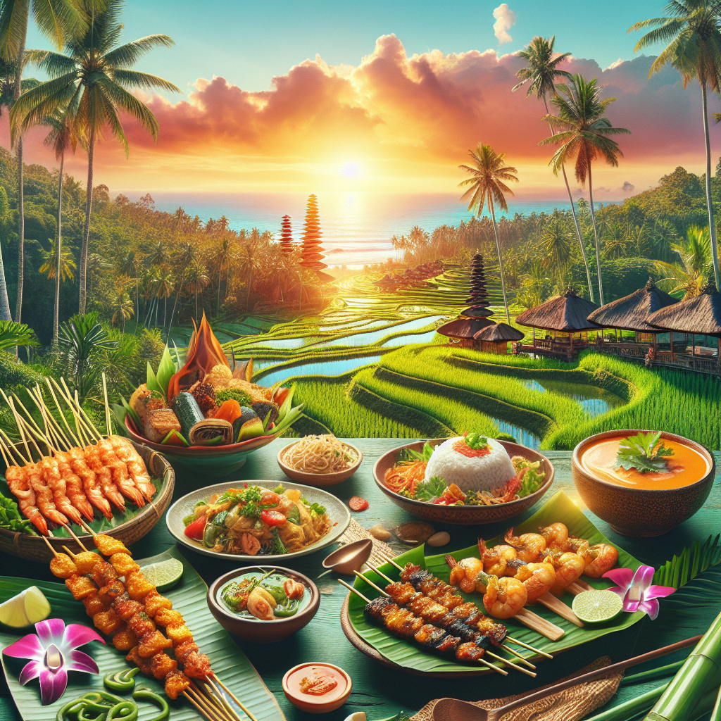Wisata Kuliner: Menikmati Makanan Enak di Bali Dengan Pemandangan Memukau