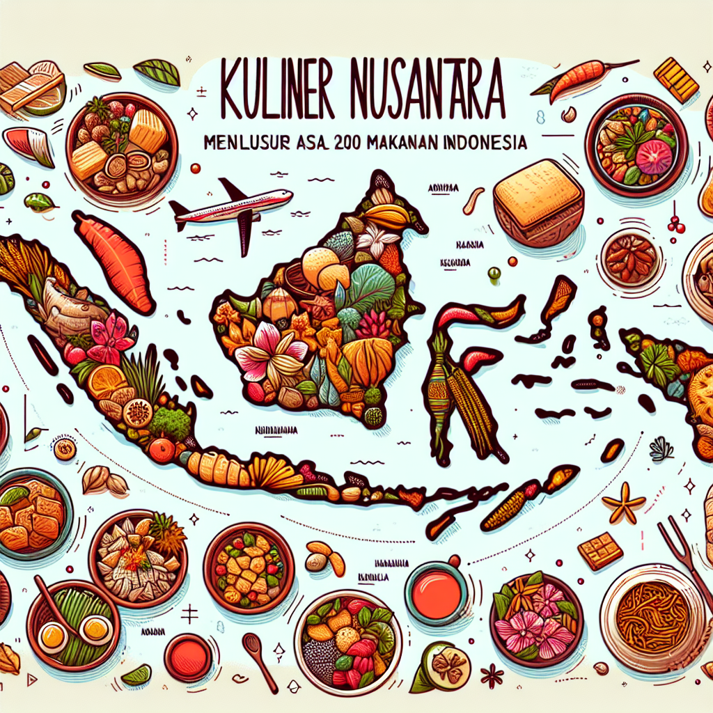 Kuliner Nusantara: Menelusuri Asal Usul 200 Makanan Khas Indonesia