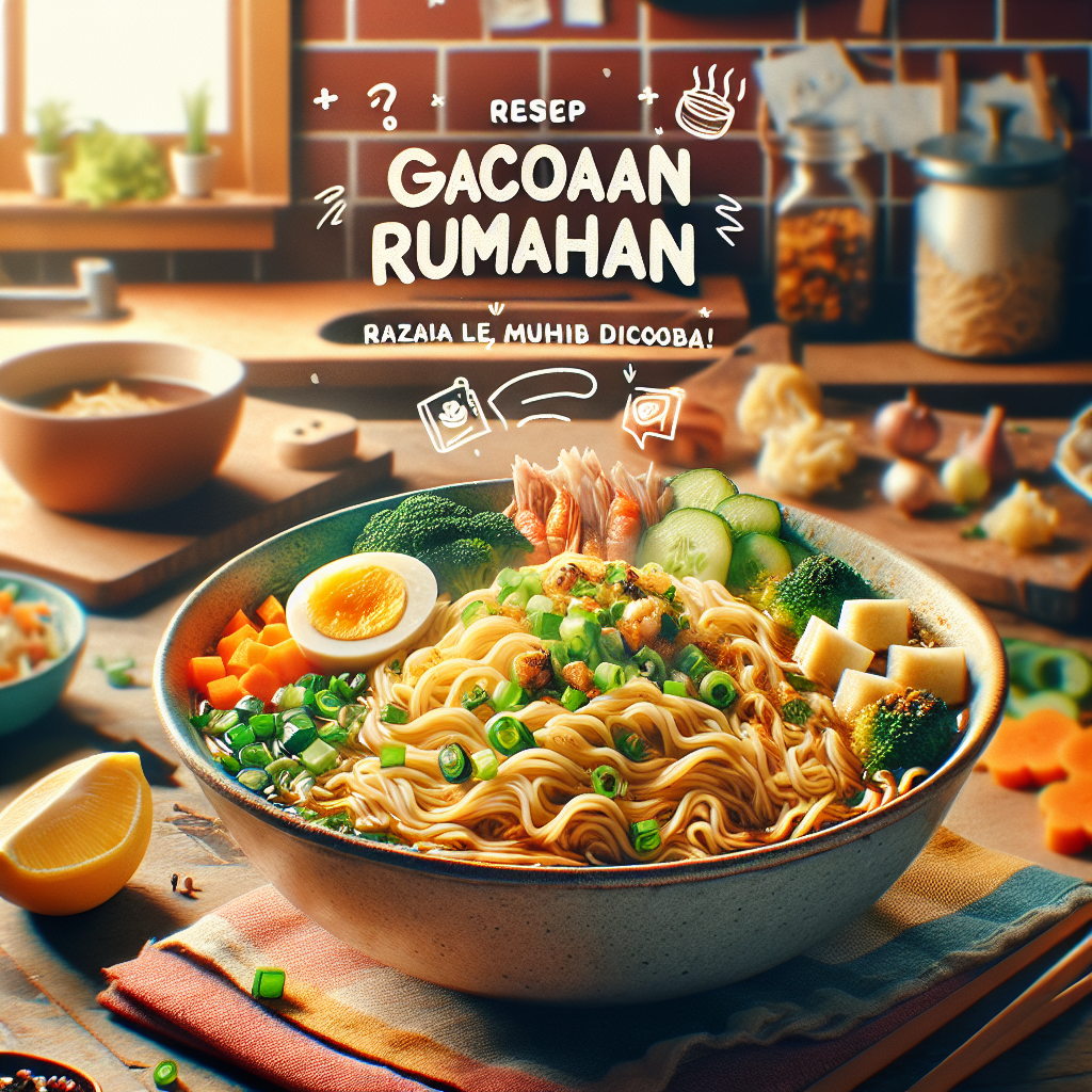 Resep Mie Gacoan Rumahan: Rahasia Lezat dan Gurih yang Wajib Dicoba!